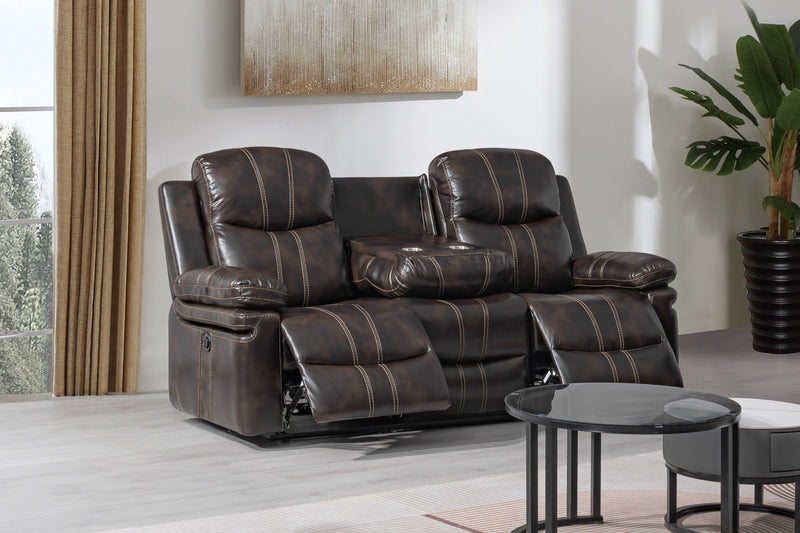 New Classic Furniture Kellen Brown 3pc Power Living Room Set