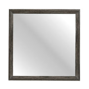 Home Elegance Edina Dark Gray Dresser and Mirror