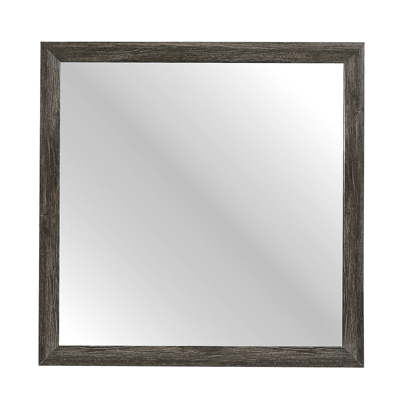 Home Elegance Edina Dark Gray Dresser and Mirror