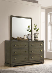 Coaster Furniture Gran Park Dark Cocoa Brown Dresser and Mirror