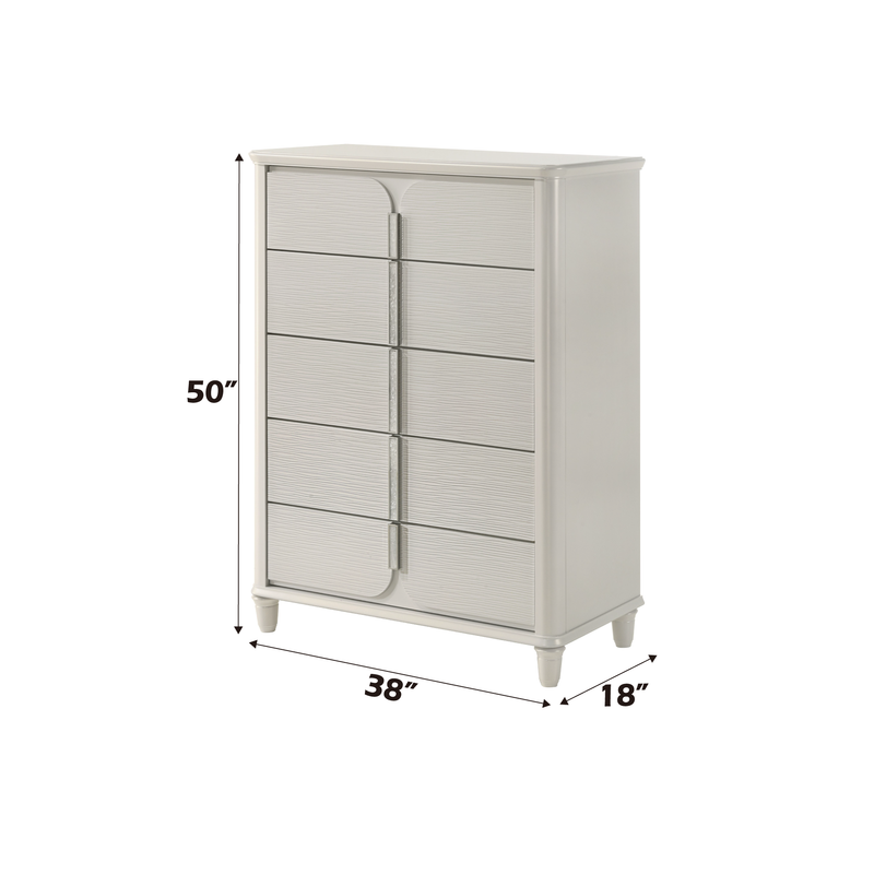 Acme Furniture Laveda Pearl White Chest
