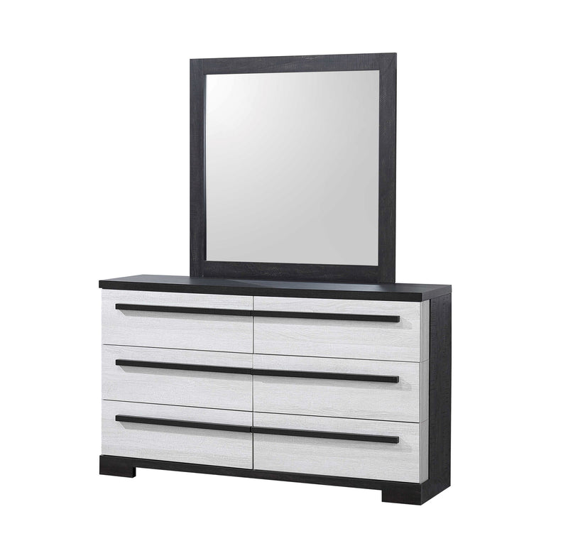 Crown Mark Remington Gray Ebony Mirror