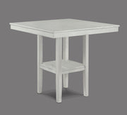 Crown Mark Lester Light Grey 5pc Counter Height Table Set