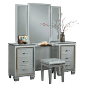 Home Elegance Allura Silver Vanity Set