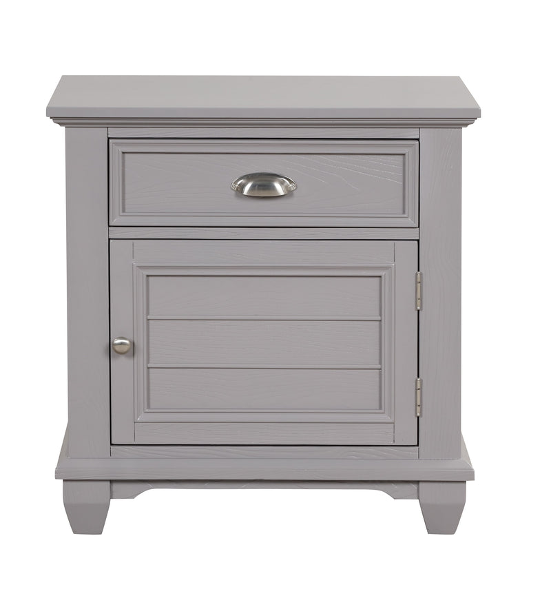 New Classic Furniture Jamestown White Nightstand