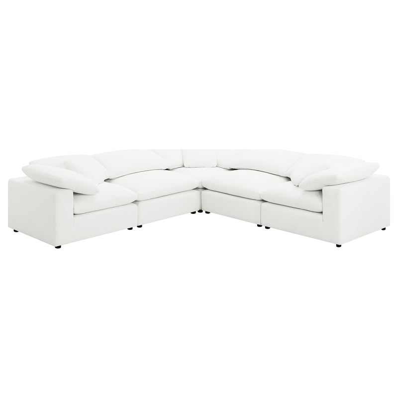 Coaster Furniture Raleigh Ivory 5pc Modular Sectional