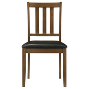 Coaster Furniture Parkwood Charcoal Black 5pc Square Dining Room Set