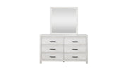 Galaxy Home Denver White Square Mirror