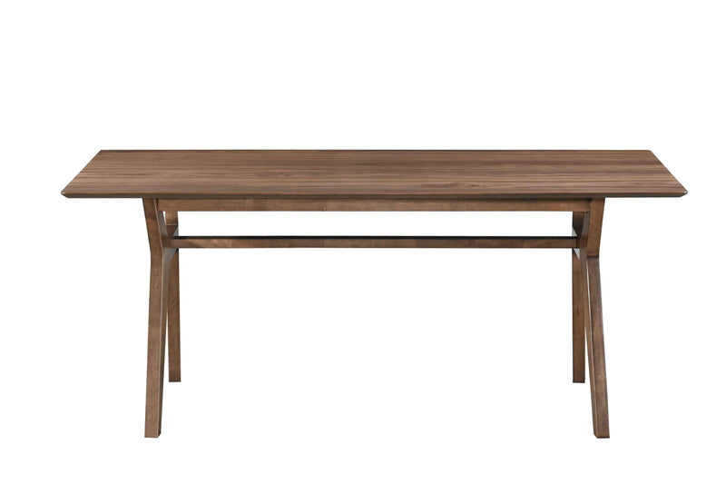 New Classic Furniture Thea Brown Walnut 7pc Dining Room Set