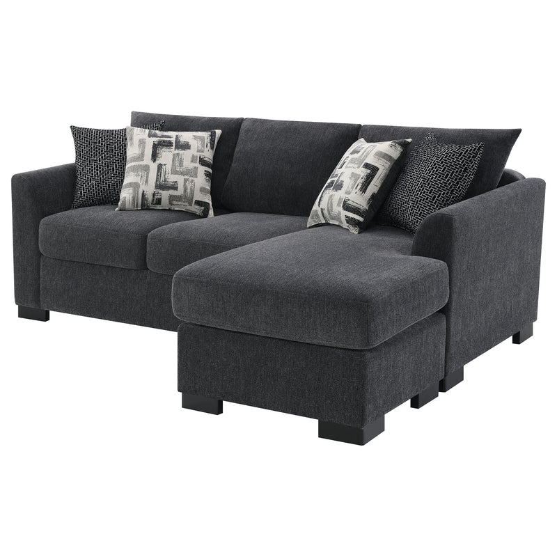 Coaster Furniture Storey Grey Sleeper Sectional