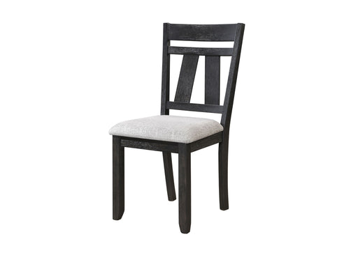 2 Crown Mark Maribelle Wheat Charcoal Side Chairs