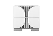 Global Furniture Talia White Nightstand