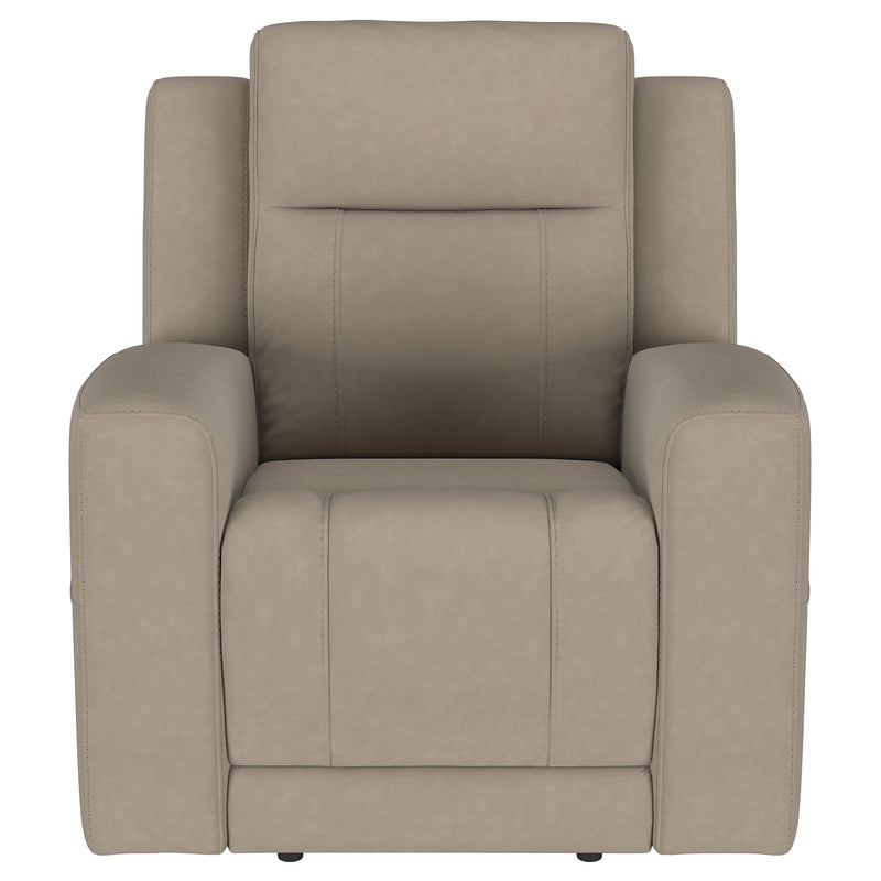 Coaster Furniture Brentwood Dark Charcoal Grey Recliner Chair