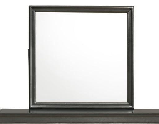 Galaxy Home Brooklyn Gray Wood Mirror