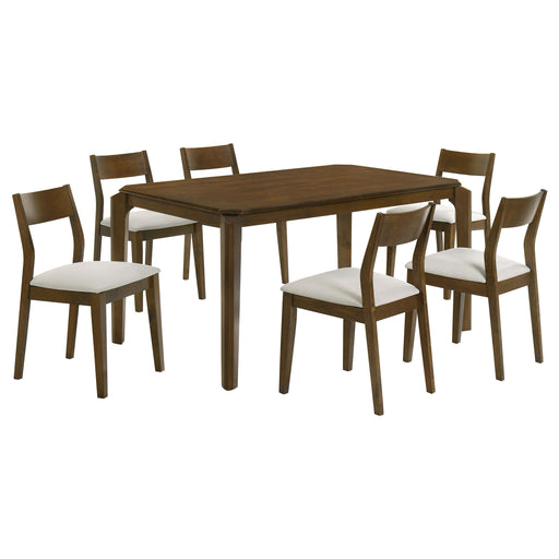 Coaster Furniture Almonte Dark Brown 7pc Dining Room Set