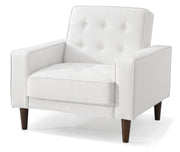 Glory Furniture Andrews White Chair Bed
