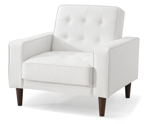 Glory Furniture Andrews White Chair Bed