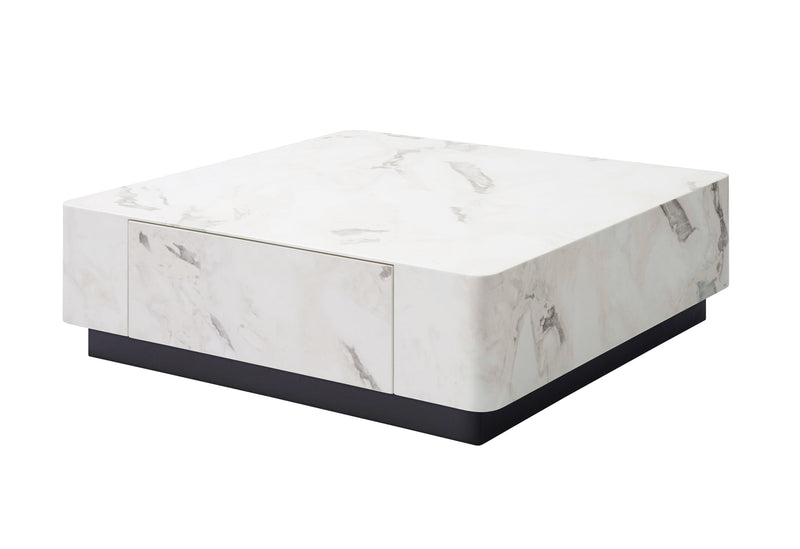 Acme Furniture Fritzy White Square Coffee Table