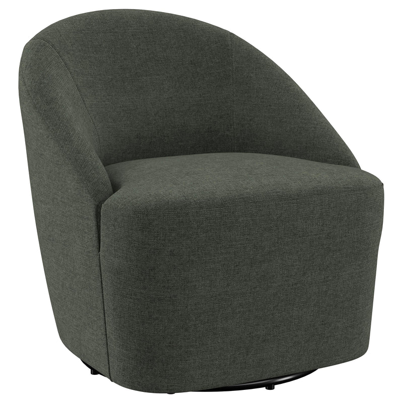 Coaster Furniture Leon Hunter Green Accent Swivel Chair