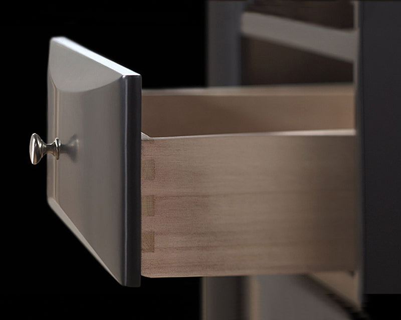 Crown Mark Emily Black Dresser And Mirror