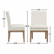 Steve Silver Aubrey Gray White 7pc Dining Set