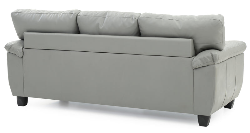 Glory Furniture Gallant Cappuccino Faux Leather Sofa
