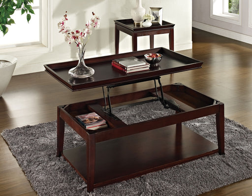 Steve Silver Clemson Merlot Cherry 3pc Coffee Table Set