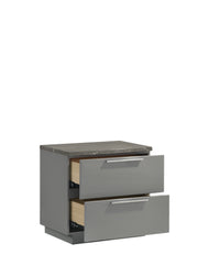 Galaxy Home Elara Gray Nightstand