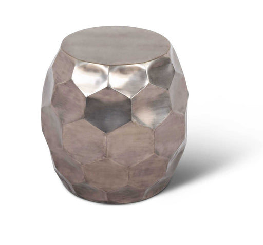 Steve Silver Stomp Nickel Round End Table