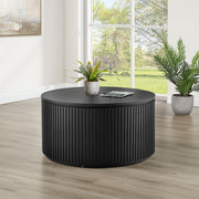 Steve Silver Colvin Black 36 Inch Round Coffee Table