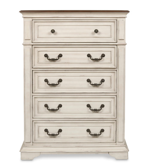 New Classic Furniture Anastasia Antique White Chest