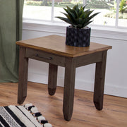 Steve Silver Bear Creek White Honey Smoke End Table