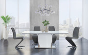 Global Furniture D2279DT-D9002DC Grey 5pc Dining Room Set