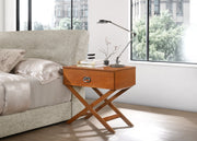 Glory Furniture Xavier White 1 Drawer Nightstand