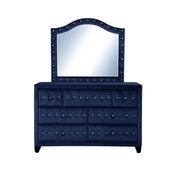 Galaxy Home Sophia Blue 5pc Bedroom Set with Queen Bed