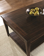 Steve Silver Crestline Cherry 3pc Coffee Table Set