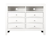 Glory Furniture Marilla White Media Chest