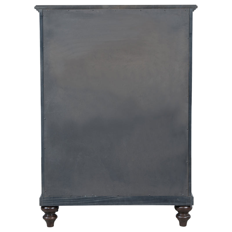 Coaster Furniture Andover Dark Oak Brown 5 Drawer Chest