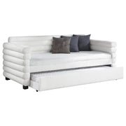 Coaster Furniture Patricia White Twin Trundle Day Bed
