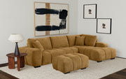 Coaster Furniture Camacho Amber Orange Sectional