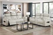 Home Elegance Fairway Black Power 2pc Living Room Set