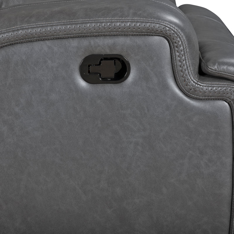 New Classic Furniture Titan Gray Glider Recliner