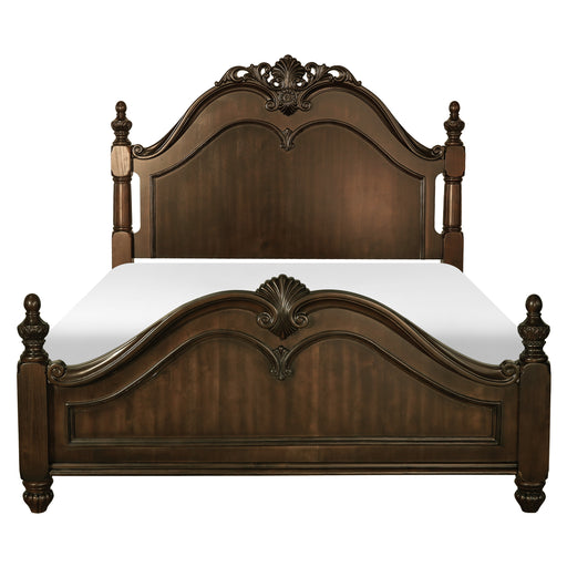 Home Elegance Mont Belvieu Cherry 2pc Bedroom Set With Cal King Bed