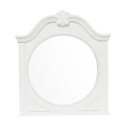 Home Elegance Lucida White Dresser and Mirror