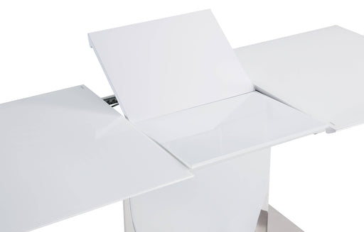 Global Furniture D2279 Silver White Dining Table