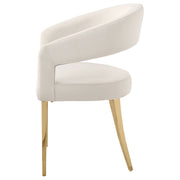 2 Coaster Furniture Galiano Beige Dining Arm Chair