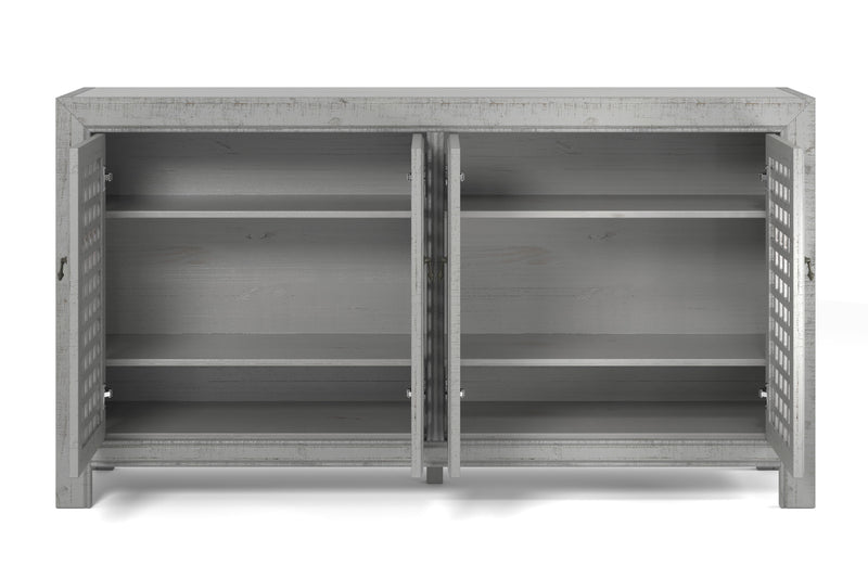 Steve Silver Rio Grey 4 Door Accent Cabinet