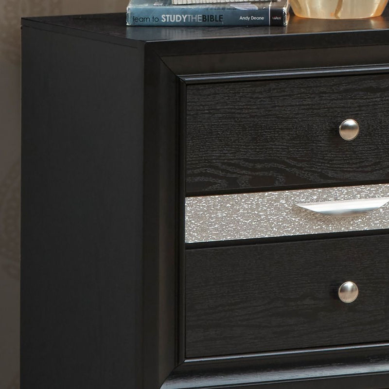 Glory Furniture Madrid Gray Nightstand