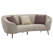 Coaster Furniture Ellorie Beige Curved Sofa