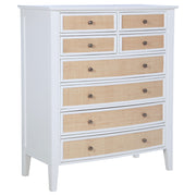 Coaster Furniture Bexhill White 8 Drawer Chest